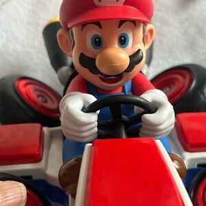 Nintendo Mario Red and White Racing Vehicle Toy